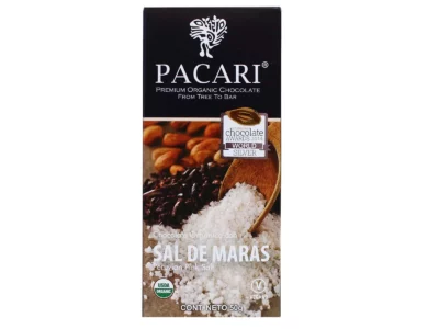 Pacari 60% ciemna z solą z Cuzco i nibsami kakao