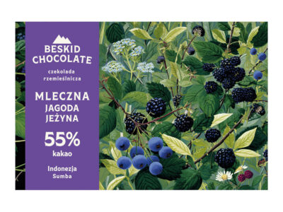 Czekolada mleczna 55% Jagoda Jeżyna