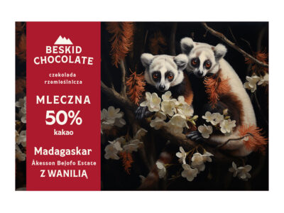 Czekolada mleczna Madagaskar 50% z wanilią