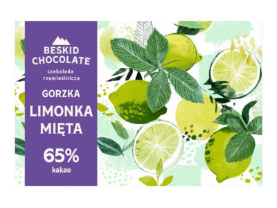 Czekolada gorzka 65% Limonka z miętą